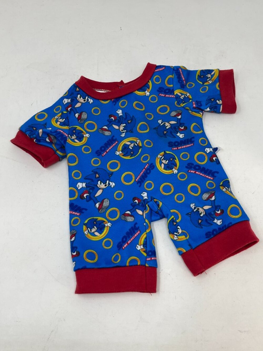 VHTF Build A Bear SONIC THE HEDGEHOG Sleeper Pajamas Outfit PJs Pajama BABW
